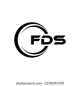 FDS Logo Design, Inspiration for a Unique Identity. Modern Elegance and Creative Design. Watermark Your Success with the Striking this Logo.