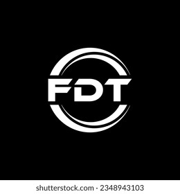 FDT Logo Design, Inspiration for a Unique Identity. Modern Elegance and Creative Design. Watermark Your Success with the Striking this Logo.