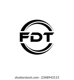 FDT Logo Design, Inspiration for a Unique Identity. Modern Elegance and Creative Design. Watermark Your Success with the Striking this Logo.