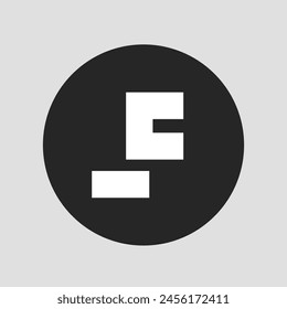 FDUSD. First Digital USD. New crypto coin. Vector icon cryptocurrency. Vector illustration. Favicon