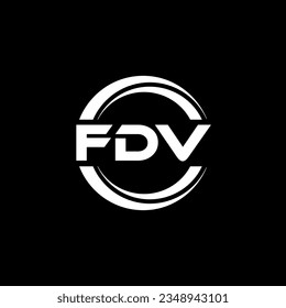 FDV Logo Design, Inspiration for a Unique Identity. Modern Elegance and Creative Design. Watermark Your Success with the Striking this Logo.