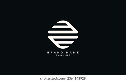 FE, EF, Abstract initial monogram letter alphabet logo design