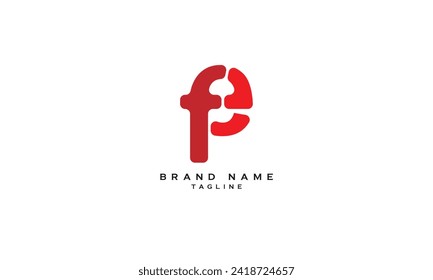 FE, EF, Abstract initial monogram letter alphabet logo design