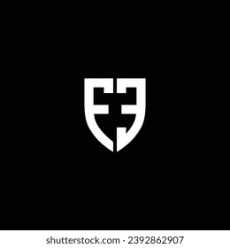 FE or EF abstract letter outstanding professional business awesome artistic branding company different colors illustration. Logo or icon or monogram design.