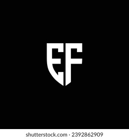 FE or EF abstract letter outstanding professional business awesome artistic branding company different colors illustration. Logo or icon or monogram design.