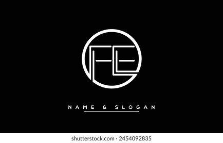 FE, EF Abstract Letters Logo Monogram