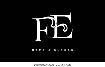 FE, EF Abstract Letters Logo Monogram