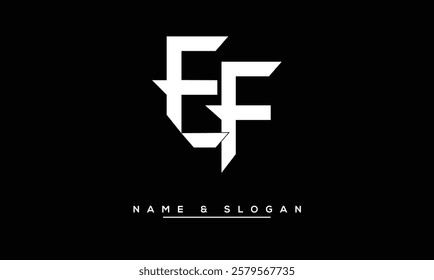 FE, EF Abstract Letters Logo Monogram