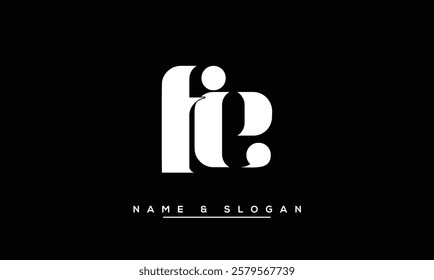 FE, EF Abstract Letters Logo Monogram