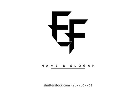 FE, EF Abstract Letters Logo Monogram