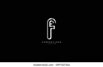 FE EF F UND E Abstraktes Anfangsbuchstabenalphabet Logo