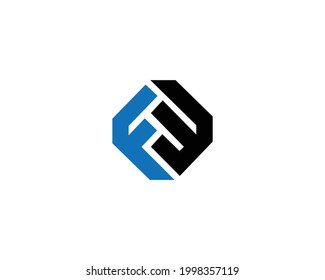 FE and EF initial logo design vector creative