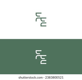 FE, EF letter logo design template elements. Modern abstract digital alphabet letter logo.