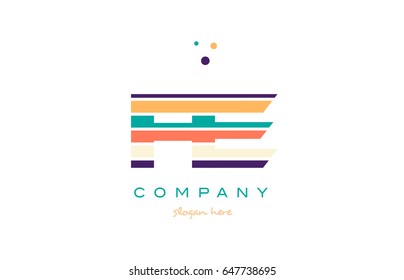 fe f e alphabet letter logo 