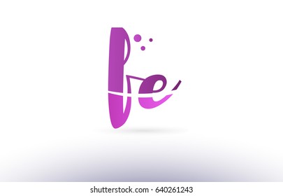 fe f e calligraphy alphabet letter logo 