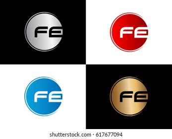 Fe font logo design
