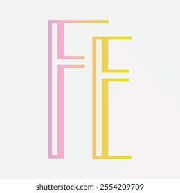 Fe Initial Letter Logo Symbol