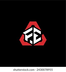 FE initial logo modern and futuristic concept for esport or gaming logo