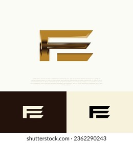 FE Initial Modern Logo Exclusive Template for Brand Identity