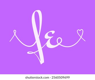 FE initial wedding monogram calligraphy vector illustration. Hand drawn lettering f and e love logo design for valentines day poster, greeting card, photo album, banner print or tattoo.