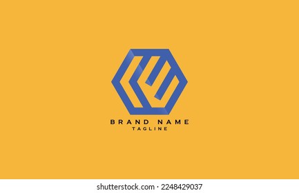 FE, KE, Abstract initial monogram letter alphabet logo design