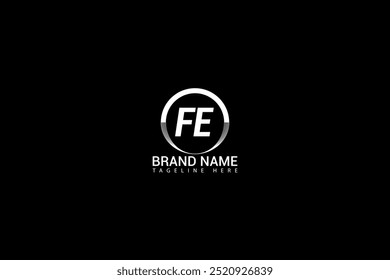 FE letter logo creative design. FE unique design. FE creative initials letter logo concept.