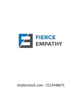 FE Letter Logo Design Template 