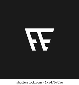 FE letter logotype vektor, monogram FE initial logo for company