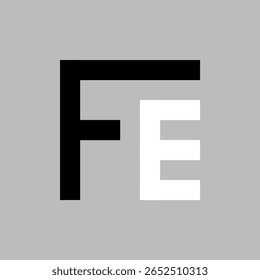 LETRA FE QUADRADA LOGOTIPO EXCLUSIVO