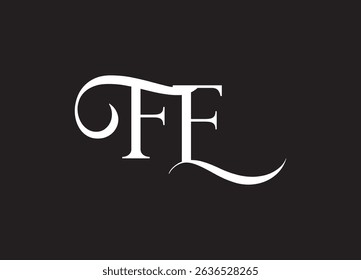 Design de logotipo FE Design de logotipo criativo e moderno