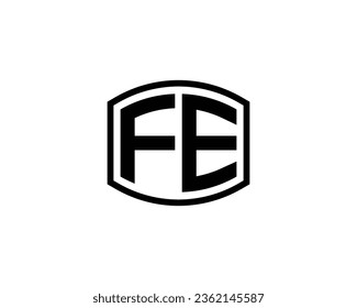 FE Logo design vector template