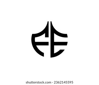 FE Logo design vector template