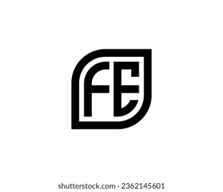 FE Logo design vector template