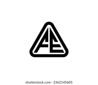 FE Logo design vector template