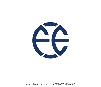 FE Logo design vector template