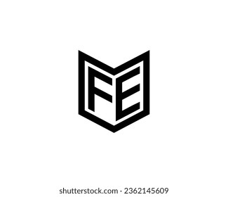 FE Logo design vector template