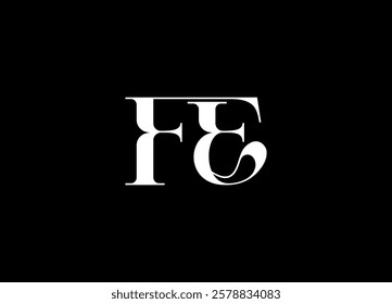 FE logo desing and monogram logo
