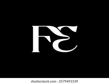 FE logo desing and monogram logo
