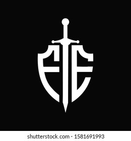 FE logo with shield shape and sword