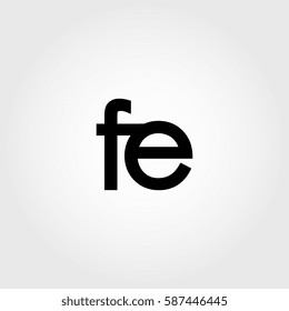 fe lowercase logo black interrelated