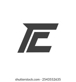 FE monogram design logo concept