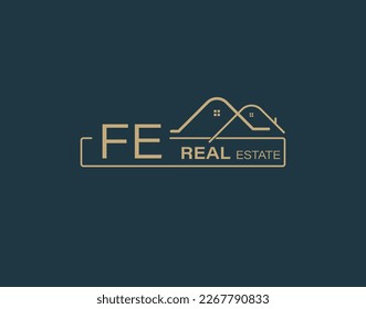 FE Real Estate  Consultants Logo Design Vectors images. Luxury Real Estate Logo Design