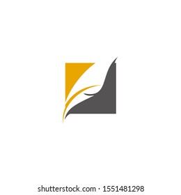 Feahter pen icon logo design inspiration vector template