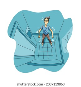 Fear of confined space or claustrophobia