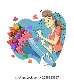 Fear of flowers or anthophobia