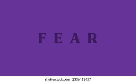 Fear Font Style Vector - Text Style Vector Artwork
