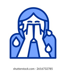 Fear Icon Element For Design