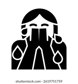 Fear Icon Element For Design