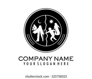 fear problem crime violence kidnapping vector logo image icon 4