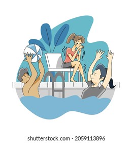 Fear of water or hydrophobia